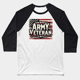 ARMY VETERAN Baseball T-Shirt